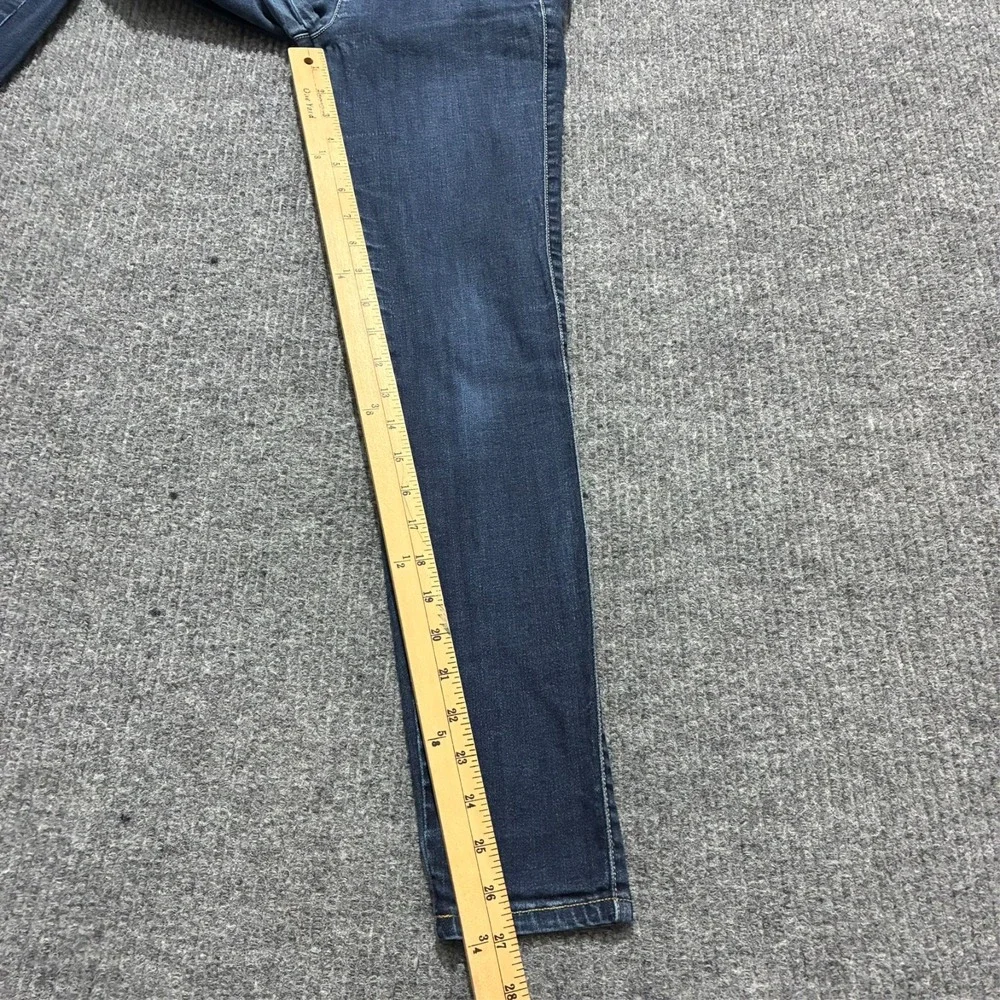 Papaya Womens Skinny Jeans Size 5 Sailor Button Fly Dark Wash Mid‎ Rise